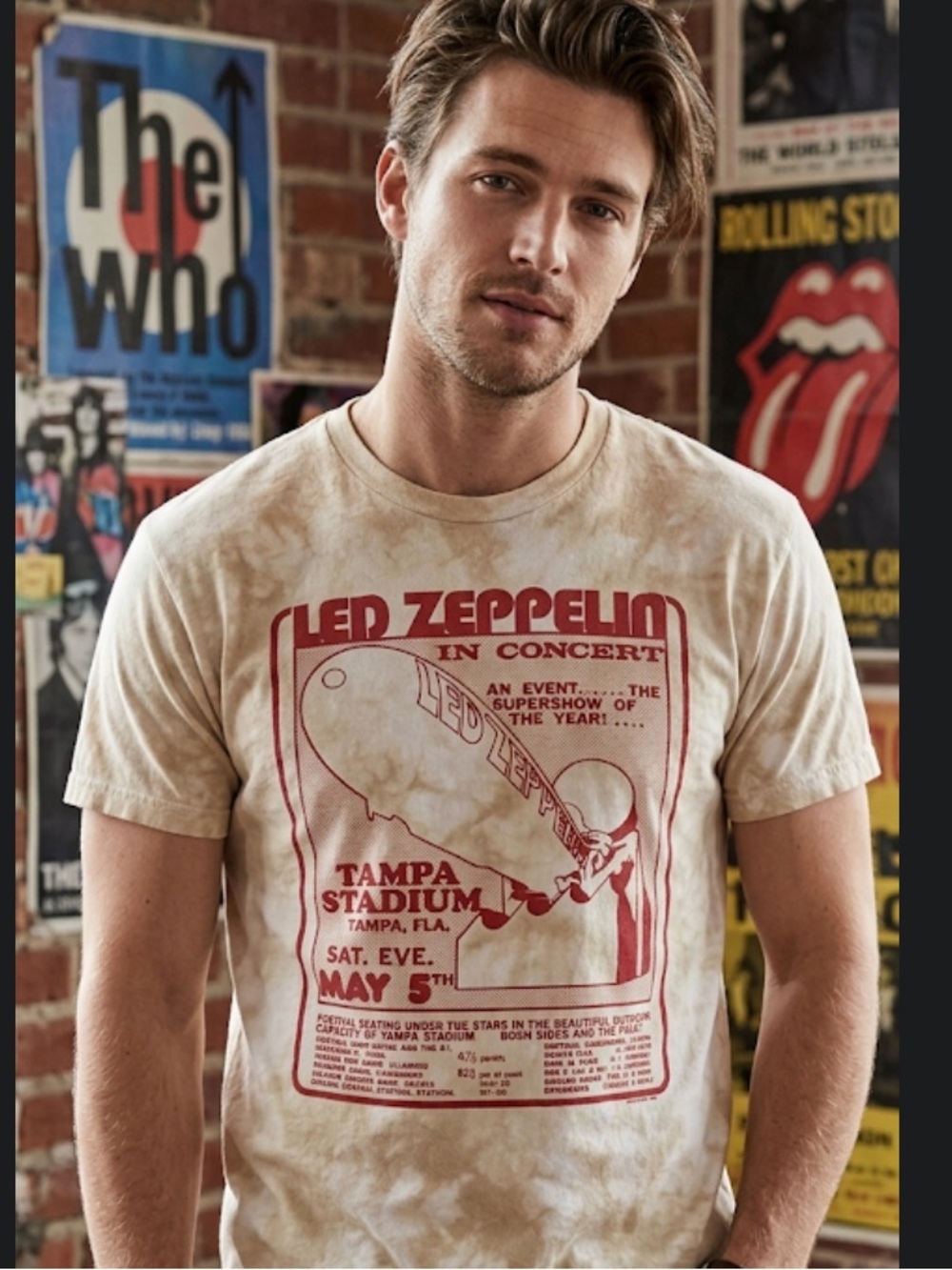 Led Zeppelin tour shirt, men’s size medium